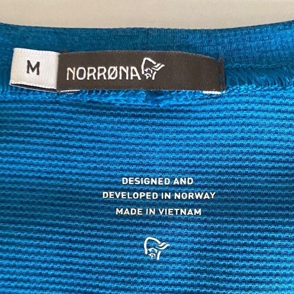Norrøna Blue/Aqua Long Sleeve Shirt Women Medium - Picture 4 of 7